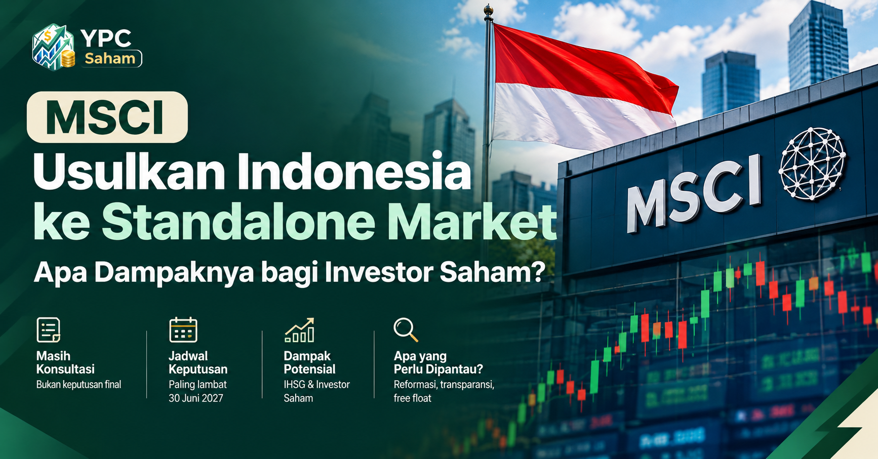 MSCI Usulkan Status Indonesia Turun ke Standalone Market, Apa Dampaknya bagi Investor Saham?